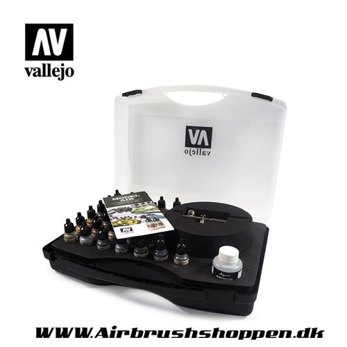71.172 Model Air Basic Colors +  H&S UTRA Airbrush - Vallejo